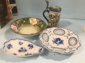 Hand Painted Plates and Beer Stein