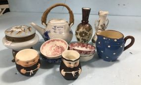 Assorted Pottery and Glass ware