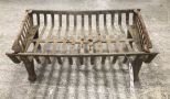 Antique Iron Fireplace Grate