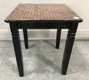 Small Side Table with Penny Top