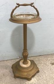 Vintage Painted Metal Smoking Stand