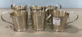 Set of Six Gorham Andrew Tyler Sterling Cups