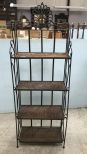 Rustic Modern Fold Out Baker's Rack