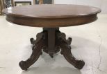 Renaissance Revival Round Dinning Table