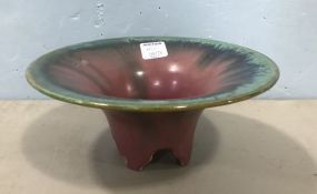 Fulper Pottery Four Footed Bowl