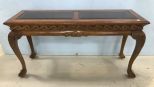 Antique Reproduction Ball-n-Claw Sofa Table