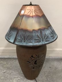 South West Style Vase Lamp