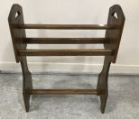 Oak Quilt Rack