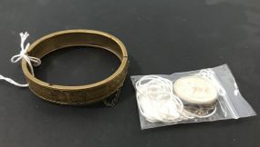 Victorian Bracelet and Wedgwood Pendant