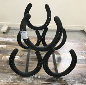 Decorative Horseshoe Rack