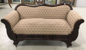 Antique Empire Style Settee