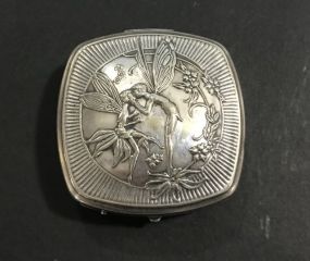 Art Nouveau Silver Plate Powder