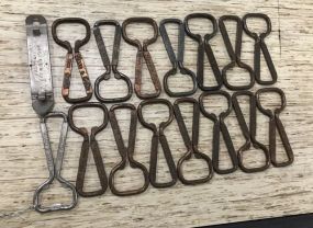 Collection of Coco Cola Bottle Openers