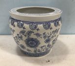 Modern Chinese Blue and White Planter