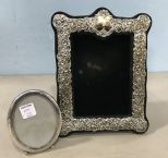 Ornate Shadow Box Frame and Small Oval Frame