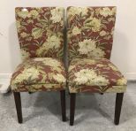 Pair of Modern Upholstered Side Chairs