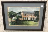 Watercolor of Home by Cappe Jeffreys