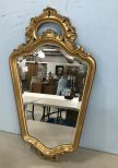 Unique Gold Gilt French Style Mirror