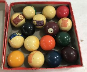 Vintage Pool Ball Set