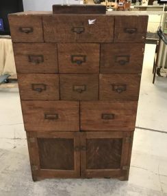 Vintage File Drawer Chest