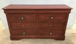 Modern Painted Red Dresser