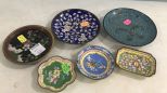 Cloisonne Dishes and Pastel Dishes