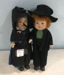 Amish Man & Lady Doll