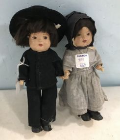 Amish Man & Lady Doll