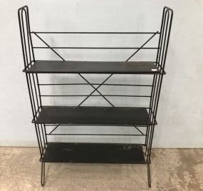 Black Painted Metal Display Rack