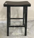 Painted Primitive Style Bar Stool