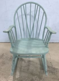 Painted Windsor Style Arm Rocker