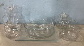 Clear Glass Serving Pieces