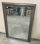 Painted Silver Modern Wall Mirror