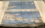 AAF Cloth Map Southwest Pacific Area