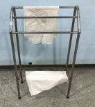 Small Vintage Metal Towel Rack