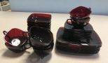 Ruby Red Dinner Ware Partial Set