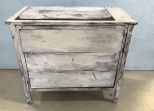 Painted Modern Three Drawer Chest