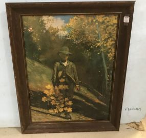 Framed Print of Boy