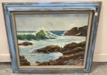 Vintage Sea Shore Painting