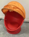 IKEA Red Swivel Chair