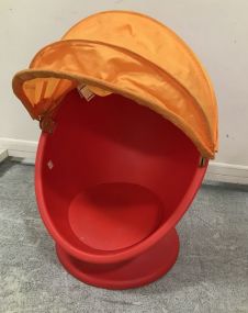 IKEA Red Swivel Chair