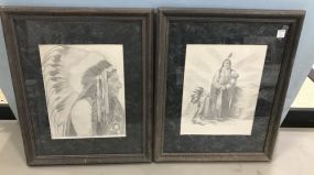 Two Paula Beck Native American Prints