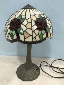 Plastic Slag Table Lamp