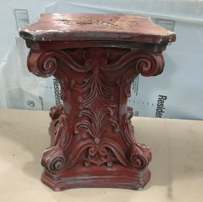 Mexico Made Pottery Column Stand