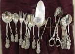 19 Piece Hildeshimer Rose Dessert Set