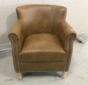 Back Creek Modern Faux Leather Decor Chair