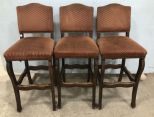 Three French Style Bar Stools