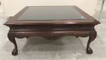 Antique Reproduction Ball-n-Claw Square Coffee Table