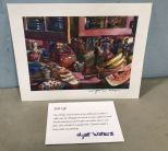 Wyatt Waters Signed Still Life Print