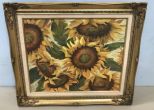 Sunflower Painting by Pam Montgomery